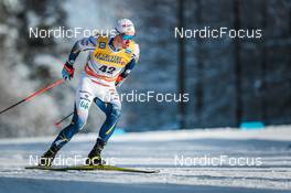 26.02.2022, Lahti Finland (FIN): Gustav Eriksson (SWE) - FIS world cup cross-country, individual sprint, Lahti (FIN). www.nordicfocus.com. © Modica/NordicFocus. Every downloaded picture is fee-liable.