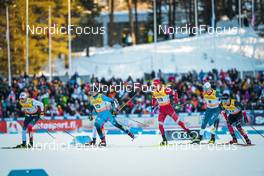 26.02.2022, Lahti Finland (FIN): Even Northug (NOR), Renaud Jay (FRA), Gleb Retivykh (RUS), Andrew Young (GBR), Graham Ritchie (CAN), (l-r)  - FIS world cup cross-country, individual sprint, Lahti (FIN). www.nordicfocus.com. © Modica/NordicFocus. Every downloaded picture is fee-liable.