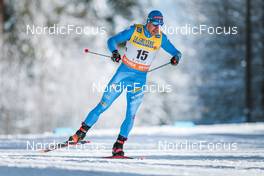 26.02.2022, Lahti Finland (FIN): Federico Pellegrino (ITA) - FIS world cup cross-country, individual sprint, Lahti (FIN). www.nordicfocus.com. © Modica/NordicFocus. Every downloaded picture is fee-liable.
