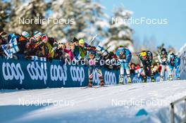 26.02.2022, Lahti Finland (FIN): Rosie Brennan (USA), Anamarija Lampic (SLO), (l-r)  - FIS world cup cross-country, individual sprint, Lahti (FIN). www.nordicfocus.com. © Modica/NordicFocus. Every downloaded picture is fee-liable.
