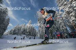 26.02.2022, Lahti Finland (FIN): Logan Hanneman (USA) - FIS world cup cross-country, individual sprint, Lahti (FIN). www.nordicfocus.com. © Modica/NordicFocus. Every downloaded picture is fee-liable.
