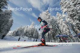 26.02.2022, Lahti Finland (FIN): Rosie Brennan (USA) - FIS world cup cross-country, individual sprint, Lahti (FIN). www.nordicfocus.com. © Modica/NordicFocus. Every downloaded picture is fee-liable.