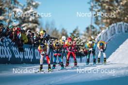 26.02.2022, Lahti Finland (FIN): Alexander Bolshunov (RUS), Richard Jouve (FRA), (l-r)  - FIS world cup cross-country, individual sprint, Lahti (FIN). www.nordicfocus.com. © Modica/NordicFocus. Every downloaded picture is fee-liable.