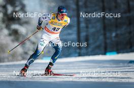 26.02.2022, Lahti Finland (FIN): Calle Halfvarsson (SWE) - FIS world cup cross-country, individual sprint, Lahti (FIN). www.nordicfocus.com. © Modica/NordicFocus. Every downloaded picture is fee-liable.