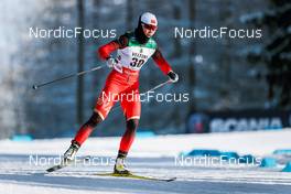 26.02.2022, Lahti Finland (FIN): Xin Li (CHN) - FIS world cup cross-country, individual sprint, Lahti (FIN). www.nordicfocus.com. © Modica/NordicFocus. Every downloaded picture is fee-liable.