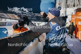 25.02.2022, Lahti Finland (FIN): Fis Marketing workers with Wuerth tools and clothes   - FIS world cup cross-country, training, Lahti (FIN). www.nordicfocus.com. © Modica/NordicFocus. Every downloaded picture is fee-liable.