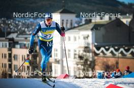 03.03.2022, Drammen, Norway (NOR): Janik Riebli (SUI) - FIS world cup cross-country, individual sprint, Drammen (NOR). www.nordicfocus.com. © Modica/NordicFocus. Every downloaded picture is fee-liable.
