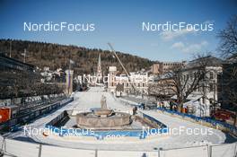 02.03.2022, Drammen, Norway (NOR): A view of Drammen city and the sprint course   - FIS world cup cross-country, individual sprint, Drammen (NOR). www.nordicfocus.com. © Modica/NordicFocus. Every downloaded picture is fee-liable.