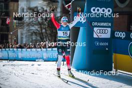 03.03.2022, Drammen, Norway (NOR): Maiken Caspersen Falla (NOR) - FIS world cup cross-country, individual sprint, Drammen (NOR). www.nordicfocus.com. © Modica/NordicFocus. Every downloaded picture is fee-liable.