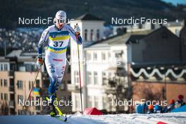 03.03.2022, Drammen, Norway (NOR): Oskar Svensson (SWE) - FIS world cup cross-country, individual sprint, Drammen (NOR). www.nordicfocus.com. © Modica/NordicFocus. Every downloaded picture is fee-liable.