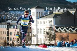 03.03.2022, Drammen, Norway (NOR): Logan Diekmann (USA) - FIS world cup cross-country, individual sprint, Drammen (NOR). www.nordicfocus.com. © Modica/NordicFocus. Every downloaded picture is fee-liable.