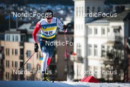 03.03.2022, Drammen, Norway (NOR): Simen Myhre (NOR) - FIS world cup cross-country, individual sprint, Drammen (NOR). www.nordicfocus.com. © Modica/NordicFocus. Every downloaded picture is fee-liable.