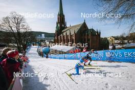 03.03.2022, Drammen, Norway (NOR): Lucia Scardoni (ITA), Tereza Beranova (CZE), (l-r)  - FIS world cup cross-country, individual sprint, Drammen (NOR). www.nordicfocus.com. © Modica/NordicFocus. Every downloaded picture is fee-liable.