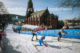 03.03.2022, Drammen, Norway (NOR): Tereza Beranova (CZE), Lucia Scardoni (ITA), Katerina Janatova (CZE), (l-r)  - FIS world cup cross-country, individual sprint, Drammen (NOR). www.nordicfocus.com. © Modica/NordicFocus. Every downloaded picture is fee-liable.