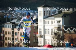 03.03.2022, Drammen, Norway (NOR): George Ersson (SWE) - FIS world cup cross-country, individual sprint, Drammen (NOR). www.nordicfocus.com. © Modica/NordicFocus. Every downloaded picture is fee-liable.
