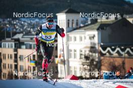 03.03.2022, Drammen, Norway (NOR): Graham Ritchie (CAN) - FIS world cup cross-country, individual sprint, Drammen (NOR). www.nordicfocus.com. © Modica/NordicFocus. Every downloaded picture is fee-liable.