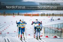 06.03.2022, Oslo, Norway (NOR): Snorri Eythor Einarsson (ISL), Zak Ketterson (USA), Ristomatti Hakola (FIN), (l-r)  - FIS world cup cross-country, mass men, Oslo (NOR). www.nordicfocus.com. © Modica/NordicFocus. Every downloaded picture is fee-liable.
