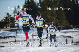 06.03.2022, Oslo, Norway (NOR): Vebjoern Turtveit (NOR), Friedrich Moch (GER), (l-r)  - FIS world cup cross-country, mass men, Oslo (NOR). www.nordicfocus.com. © Modica/NordicFocus. Every downloaded picture is fee-liable.