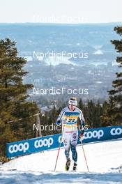 06.03.2022, Oslo, Norway (NOR): Oskar Svensson (SWE) - FIS world cup cross-country, mass men, Oslo (NOR). www.nordicfocus.com. © Modica/NordicFocus. Every downloaded picture is fee-liable.