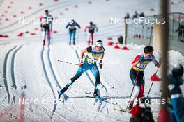 06.03.2022, Oslo, Norway (NOR): Clement Parisse (FRA), Haavard Moseby (NOR), (l-r)  - FIS world cup cross-country, mass men, Oslo (NOR). www.nordicfocus.com. © Modica/NordicFocus. Every downloaded picture is fee-liable.
