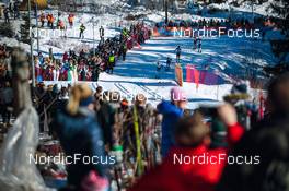 06.03.2022, Oslo, Norway (NOR): Iivo Niskanen (FIN), Hans Christer Holund (NOR), Harald Oestberg Amundsen (NOR), Martin Loewstroem Nyenget (NOR), Andrew Musgrave (GBR), (l-r)  - FIS world cup cross-country, mass men, Oslo (NOR). www.nordicfocus.com. © Modica/NordicFocus. Every downloaded picture is fee-liable.