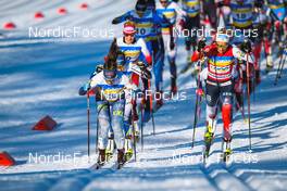 05.03.2022, Oslo, Norway (NOR): Krista Parmakoski (FIN), Therese Johaug (NOR), (l-r)  - FIS world cup cross-country, mass women, Oslo (NOR). www.nordicfocus.com. © Thibaut/NordicFocus. Every downloaded picture is fee-liable.