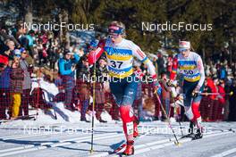 05.03.2022, Oslo, Norway (NOR): Hedda Oestberg Amundsen (NOR), Kristin Austgulen Fosnaes (NOR), (l-r)  - FIS world cup cross-country, mass women, Oslo (NOR). www.nordicfocus.com. © Thibaut/NordicFocus. Every downloaded picture is fee-liable.