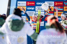05.03.2022, Oslo, Norway (NOR): Therese Johaug (NOR), (l-r) - FIS world cup cross-country, mass women, Oslo (NOR). www.nordicfocus.com. © Modica/NordicFocus. Every downloaded picture is fee-liable.