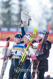 05.03.2022, Oslo, Norway (NOR): Therese Johaug (NOR), Krista Parmakoski (FIN), Jonna Sundling (SWE) - FIS world cup cross-country, mass women, Oslo (NOR). www.nordicfocus.com. © Modica/NordicFocus. Every downloaded picture is fee-liable.