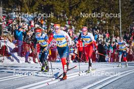 05.03.2022, Oslo, Norway (NOR): Katharina Hennig (GER), Marte Skaanes (NOR), Teresa Stadlober (AUT), (l-r)  - FIS world cup cross-country, mass women, Oslo (NOR). www.nordicfocus.com. © Thibaut/NordicFocus. Every downloaded picture is fee-liable.