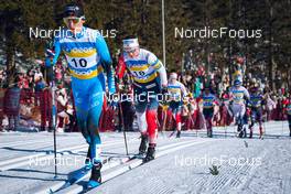05.03.2022, Oslo, Norway (NOR): Delphine Claudel (FRA), Lotta Udnes Weng (NOR), (l-r)  - FIS world cup cross-country, mass women, Oslo (NOR). www.nordicfocus.com. © Thibaut/NordicFocus. Every downloaded picture is fee-liable.