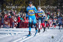05.03.2022, Oslo, Norway (NOR): Delphine Claudel (FRA), Lotta Udnes Weng (NOR), (l-r)  - FIS world cup cross-country, mass women, Oslo (NOR). www.nordicfocus.com. © Thibaut/NordicFocus. Every downloaded picture is fee-liable.