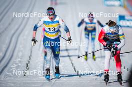 05.03.2022, Oslo, Norway (NOR): Johanna Matintalo (FIN), Lotta Udnes Weng (NOR), (l-r)  - FIS world cup cross-country, mass women, Oslo (NOR). www.nordicfocus.com. © Thibaut/NordicFocus. Every downloaded picture is fee-liable.