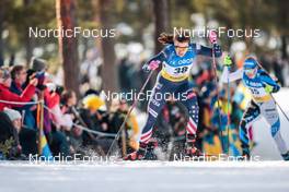 12.03.2022, Falun, Sweden (SWE): Rosie Brennan (USA) - FIS world cup cross-country, 10km women, Falun (SWE). www.nordicfocus.com. © Modica/NordicFocus. Every downloaded picture is fee-liable.