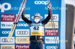 12.03.2022, Falun, Sweden (SWE): Jessie Diggins (USA), (l-r) - FIS world cup cross-country, 10km women, Falun (SWE). www.nordicfocus.com. © Modica/NordicFocus. Every downloaded picture is fee-liable.