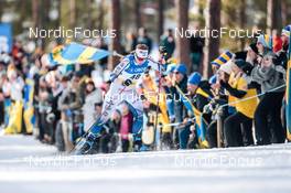 12.03.2022, Falun, Sweden (SWE): Moa Olsson (SWE) - FIS world cup cross-country, 10km women, Falun (SWE). www.nordicfocus.com. © Modica/NordicFocus. Every downloaded picture is fee-liable.