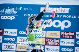 12.03.2022, Falun, Sweden (SWE): Frida Karlsson (SWE), (l-r) - FIS world cup cross-country, 10km women, Falun (SWE). www.nordicfocus.com. © Modica/NordicFocus. Every downloaded picture is fee-liable.