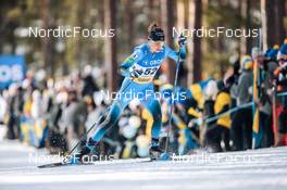 12.03.2022, Falun, Sweden (SWE): Delphine Claudel (FRA) - FIS world cup cross-country, 10km women, Falun (SWE). www.nordicfocus.com. © Modica/NordicFocus. Every downloaded picture is fee-liable.