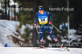 12.03.2022, Falun, Sweden (SWE): Scott Patterson (USA) - FIS world cup cross-country, 15km men, Falun (SWE). www.nordicfocus.com. © Modica/NordicFocus. Every downloaded picture is fee-liable.
