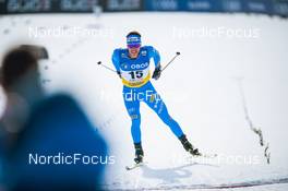 12.03.2022, Falun, Sweden (SWE): Stefano Gardener (ITA) - FIS world cup cross-country, 15km men, Falun (SWE). www.nordicfocus.com. © Modica/NordicFocus. Every downloaded picture is fee-liable.