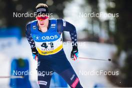 12.03.2022, Falun, Sweden (SWE): Logan Hanneman (USA) - FIS world cup cross-country, 15km men, Falun (SWE). www.nordicfocus.com. © Modica/NordicFocus. Every downloaded picture is fee-liable.