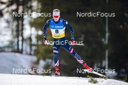 12.03.2022, Falun, Sweden (SWE): Zak Ketterson (USA) - FIS world cup cross-country, 15km men, Falun (SWE). www.nordicfocus.com. © Modica/NordicFocus. Every downloaded picture is fee-liable.