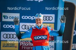 11.03.2022, Falun, Sweden (SWE): Lucas Chanavat (FRA) - FIS world cup cross-country, cups, Falun (SWE). www.nordicfocus.com. © Modica/NordicFocus. Every downloaded picture is fee-liable.