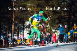 11.03.2022, Falun, Sweden (SWE): Steve Hiestand (BRA) - FIS world cup cross-country, individual sprint, Falun (SWE). www.nordicfocus.com. © Modica/NordicFocus. Every downloaded picture is fee-liable.