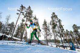 11.03.2022, Falun, Sweden (SWE): Samuel Uduigowme Ikpefan (NGR) - FIS world cup cross-country, individual sprint, Falun (SWE). www.nordicfocus.com. © Modica/NordicFocus. Every downloaded picture is fee-liable.
