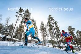 11.03.2022, Falun, Sweden (SWE): Jules Chappaz (FRA), Kamil Bury (POL), (l-r)  - FIS world cup cross-country, individual sprint, Falun (SWE). www.nordicfocus.com. © Modica/NordicFocus. Every downloaded picture is fee-liable.