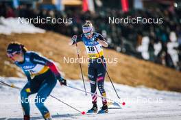 11.03.2022, Falun, Sweden (SWE): Jessie Diggins (USA) - FIS world cup cross-country, individual sprint, Falun (SWE). www.nordicfocus.com. © Modica/NordicFocus. Every downloaded picture is fee-liable.