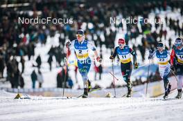 11.03.2022, Falun, Sweden (SWE): Jasmi Joensuu (FIN), Katharina Hennig (GER), (l-r)  - FIS world cup cross-country, individual sprint, Falun (SWE). www.nordicfocus.com. © Modica/NordicFocus. Every downloaded picture is fee-liable.