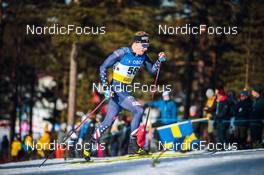 11.03.2022, Falun, Sweden (SWE): Logan Hanneman (USA) - FIS world cup cross-country, individual sprint, Falun (SWE). www.nordicfocus.com. © Modica/NordicFocus. Every downloaded picture is fee-liable.