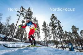 11.03.2022, Falun, Sweden (SWE): Qiang Wang (CHN) - FIS world cup cross-country, individual sprint, Falun (SWE). www.nordicfocus.com. © Modica/NordicFocus. Every downloaded picture is fee-liable.